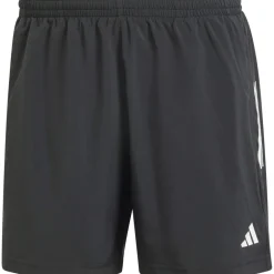 Broeken & Rokken < adidas Own the Run Korte Broek 7" Heren - zwart IY0704