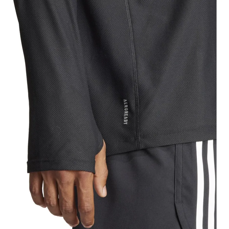 T-Shirts En Tops < adidas Own the Run hirt met lange mouwen Heren - zwart IN1486