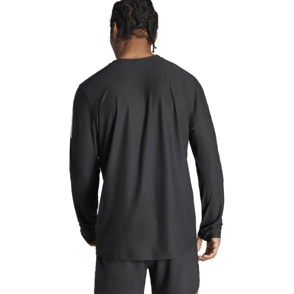 T-Shirts En Tops < adidas Own the Run hirt met lange mouwen Heren - zwart IN1486