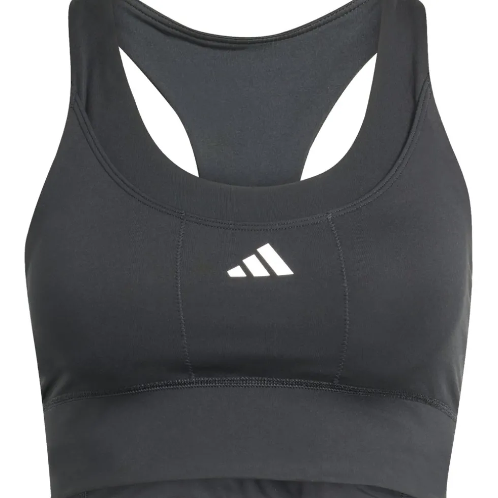 adidas Run Pocket Sportbeha met medium ondersteuning Dames - Cup Maat A/B - black JI5973