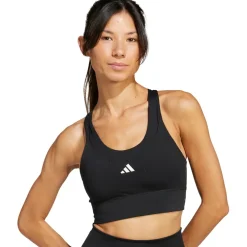 adidas Run Pocket Sportbeha met medium ondersteuning Dames - Cup Maat A/B - black JI5973