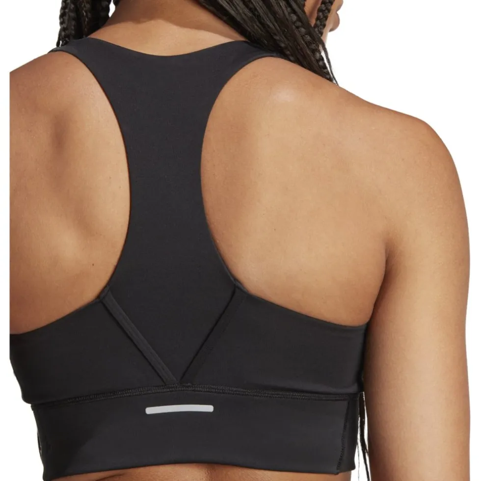 adidas Run Pocket Sportbeha met medium ondersteuning Dames - Cup Maat C-D - zwart IX1553