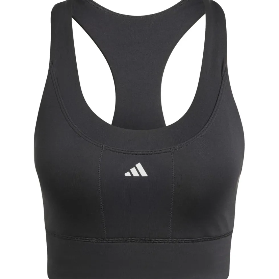 adidas Run Pocket Sportbeha met medium ondersteuning Dames - Cup Maat C-D - zwart IX1553