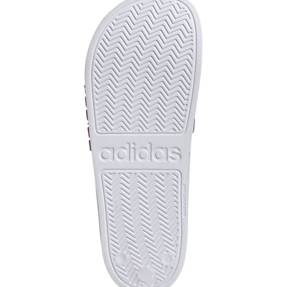 adidas Shower Adilette Badslippers - cloud white/royal blue/pure ruby IH9028