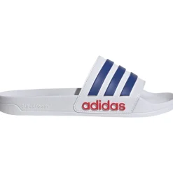 adidas Shower Adilette Badslippers - cloud white/royal blue/pure ruby IH9028