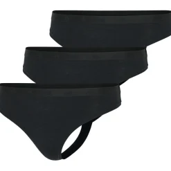 adidas Sports Underwear Active Essentials Cotton Low Rise Tanga Dames - set van 3 - black