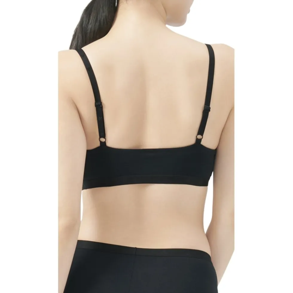 adidas Sports Underwear Active Essentials Cotton Scoop Bralette BH Dames - black