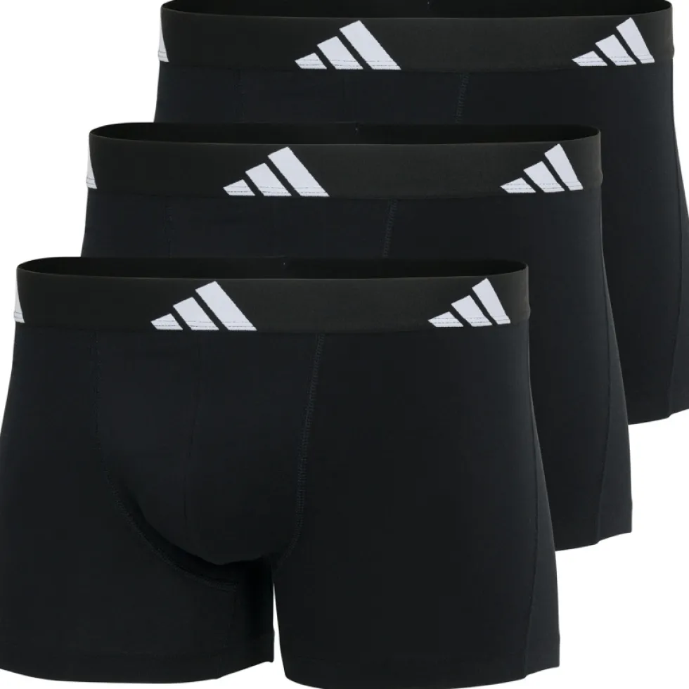 adidas Sports Underwear Active Flex Cotton Boxershorts Heren - Set van 3 - 000 black