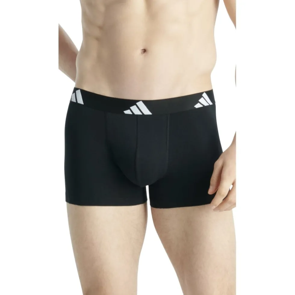 adidas Sports Underwear Active Flex Cotton Boxershorts Heren - Set van 3 - 000 black