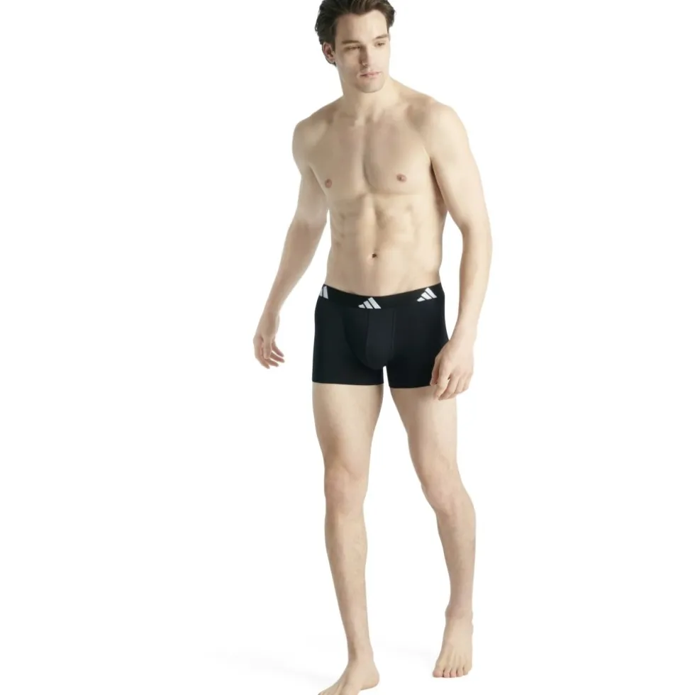 adidas Sports Underwear Active Flex Cotton Boxershorts Heren - Set van 3 - 000 black