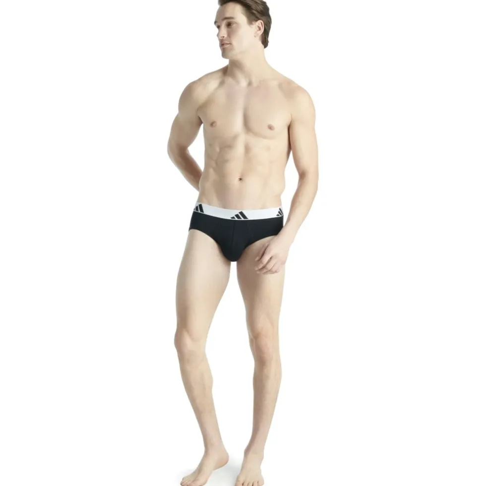 adidas Sports Underwear Active Flex Cotton Slip Heren - Set van 3 - 006 black - 2025