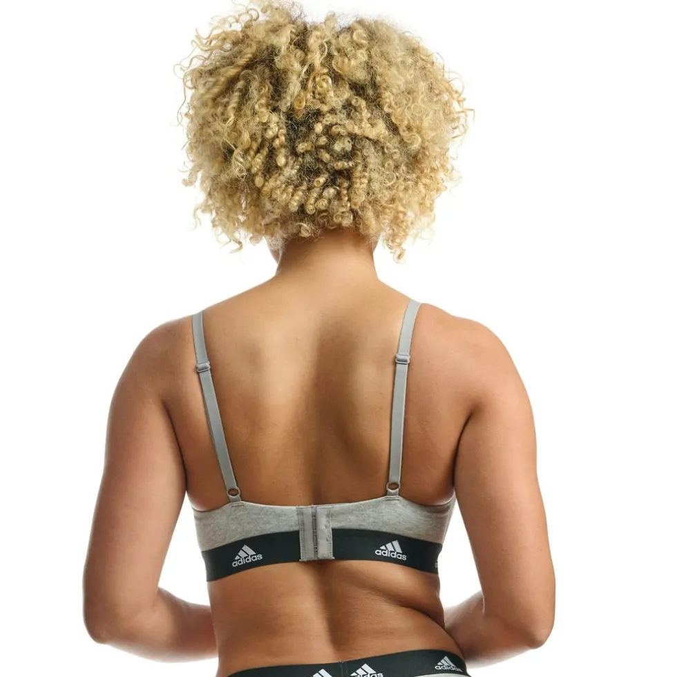 adidas Sports Underwear Padded Sport-BH Dames - Cup Maat C - 202-heather grey