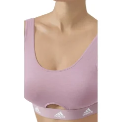adidas Sports Underwear Sports Active Comfort Cotton Scoop Bralette Dames - 557 wonder orchid