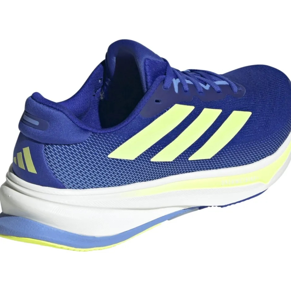 Hardloopschoenen Voor Op De Weg|Hardloopschoenen Heren < adidas Supernova Rise 2 Hardloopschoenen Heren - lucid blue/hi-res yellow/blue fusion JQ7704