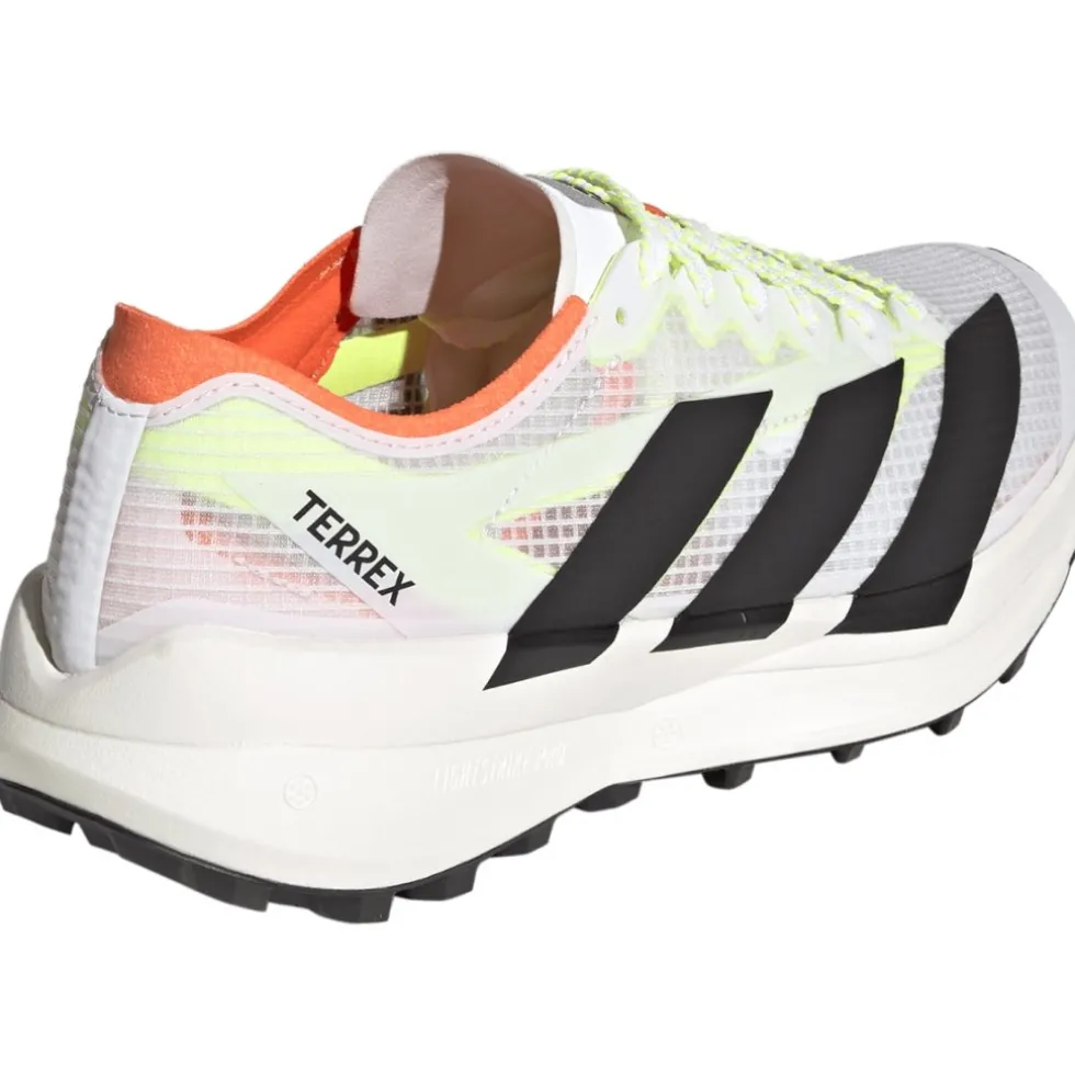 adidas TERREX Agravic Speed 2 Trailrunningschoenen Dames - cloud white/core black/semi impact orange JS3537
