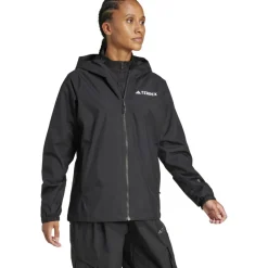 Jacks < adidas TERREX uti 2 RAIN.RDY Ja Dae - zwart/zwart JN8813