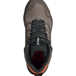 Wandelschoenen|Wandelschoenen < adidas TERREX Skychaser AX5 GORE-TEX Mid Wandelschoenen Dames - trace brown/earth strata/semi impact orange JH7808