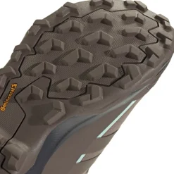 Wandelschoenen|Wandelschoenen < adidas TERREX Skychaser AX5 GORE-TEX Mid Wandelschoenen Dames - trace brown/earth strata/semi impact orange JH7808