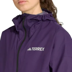 adidas TERREX Xperior 2.5 Layer Light Climaproof Jas Dames - aurora plum JZ0853