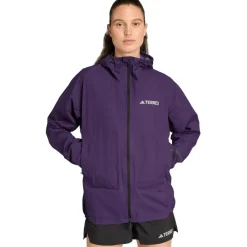 adidas TERREX Xperior 2.5 Layer Light Climaproof Jas Dames - aurora plum JZ0853