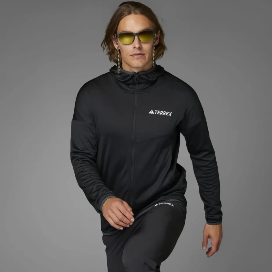 Jassen & Vesten < adidas TERREX Xperior CIAWAR ight Feeceja et capuchon Heren - back JE1346
