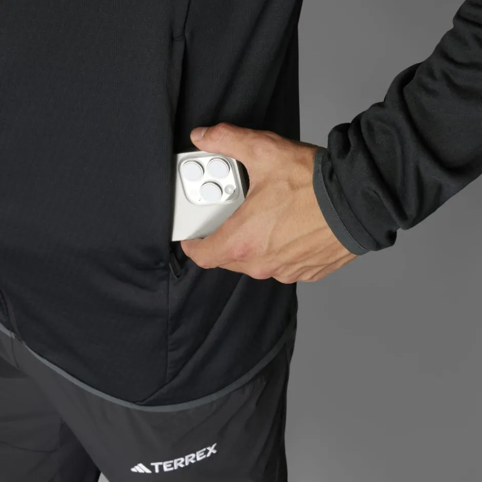 Jassen & Vesten < adidas TERREX Xperior CIAWAR ight Feeceja et capuchon Heren - back JE1346