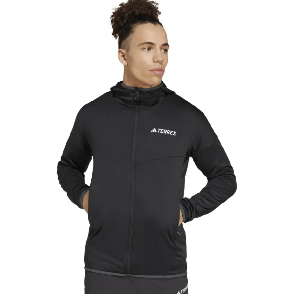 Jassen & Vesten < adidas TERREX Xperior CIAWAR ight Feeceja et capuchon Heren - back JE1346