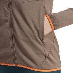 Jassen & Vesten < adidas TERREX Xperior CIMAWARM ight Feeceja met capuchon Dame - earth trata JN0922