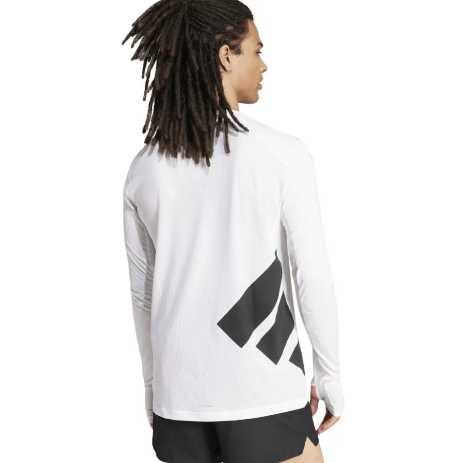 T-Shirts En Tops < adidas TERREX Xperior Climacool+ Shirt met lange mouwen Heren - wit JN8124