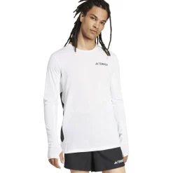 T-Shirts En Tops < adidas TERREX Xperior Climacool+ Shirt met lange mouwen Heren - wit JN8124