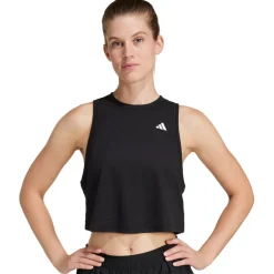 adidas Train Essentials Boxy Workout Tank Top Dames - zwart JF1025