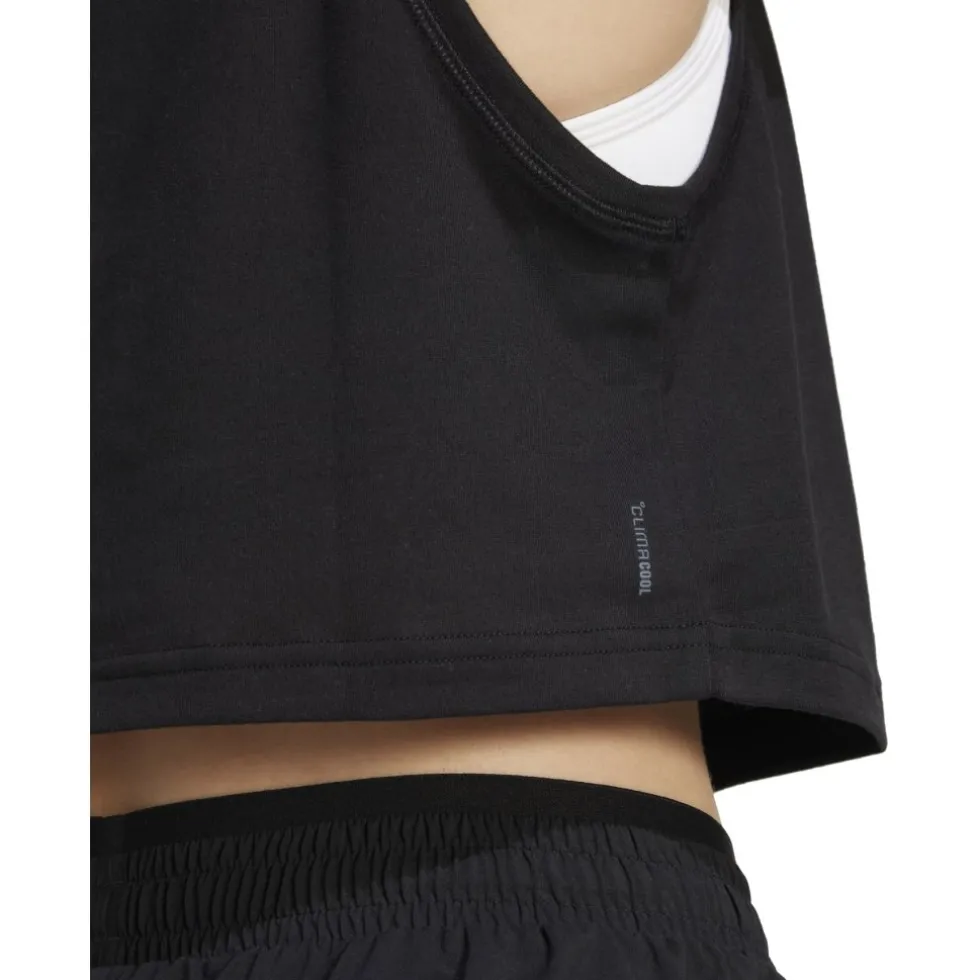 adidas Train Essentials Boxy Workout Tank Top Dames - zwart JF1025