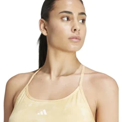 adidas Train Essentials Flower Tie-Dye Tanktop Dames - crystal sand/semi spark IS2183