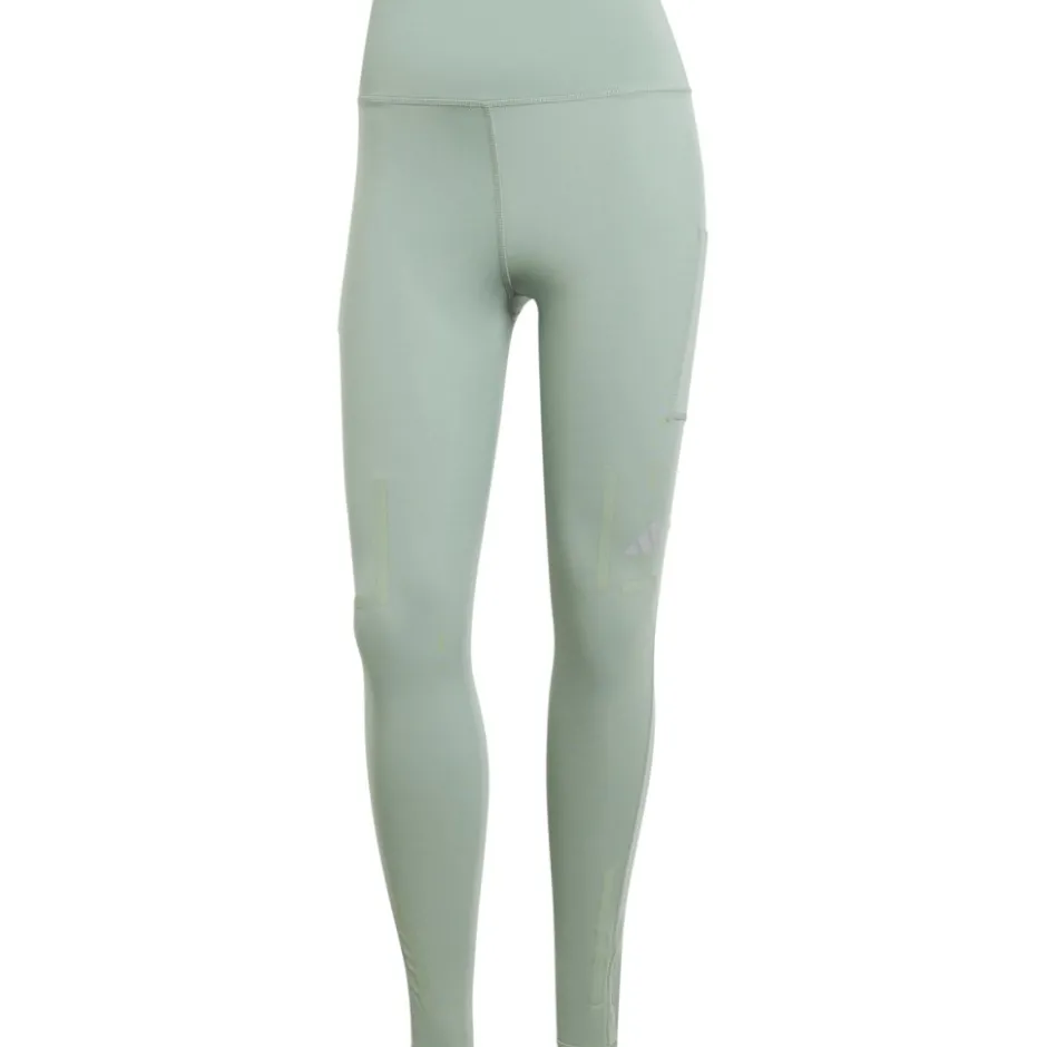 Broeken & Rokken < adida Ultimate Reflective 7/8 Hardlooplegging Dame - ilver green JN6084