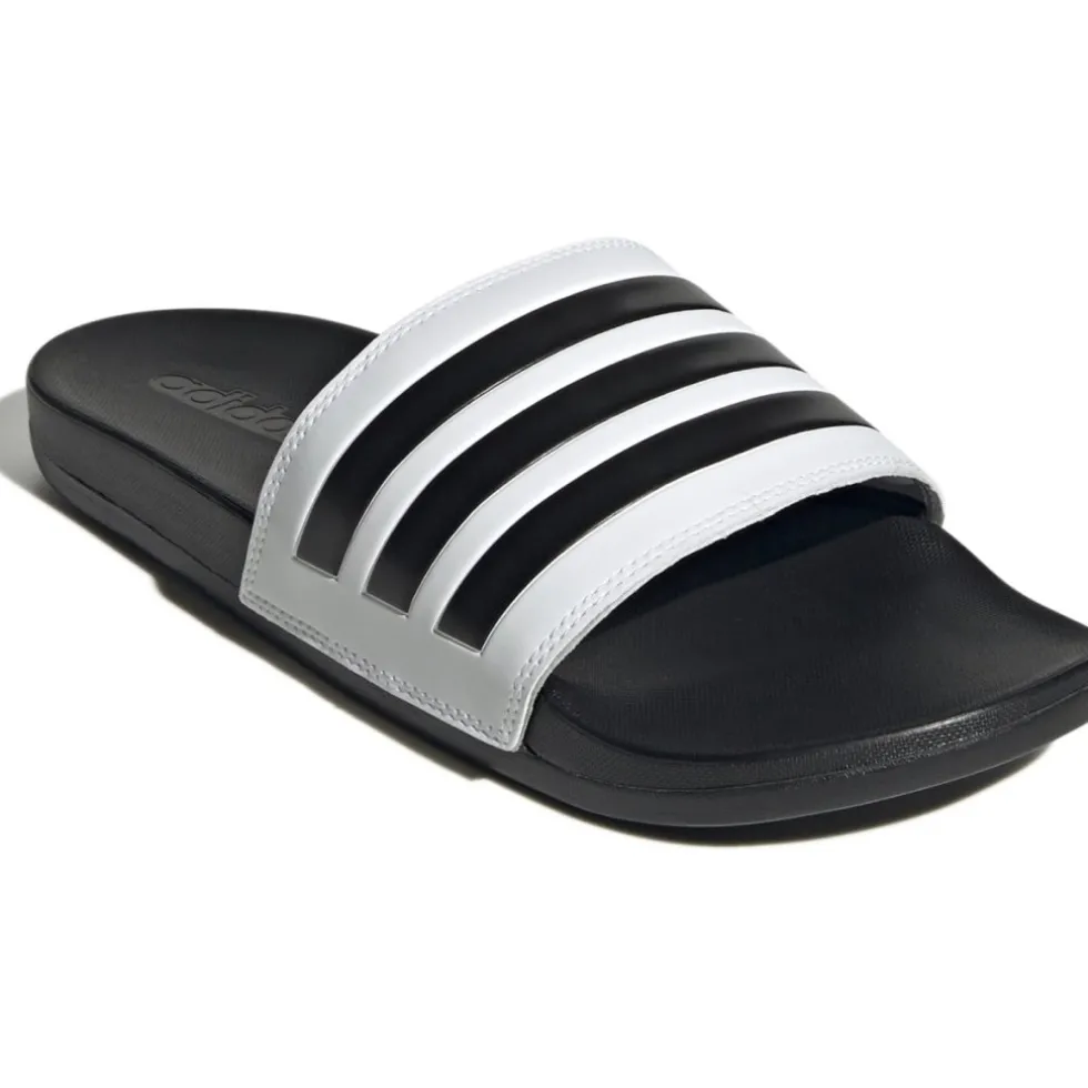 adidas Adilette Comfort Badslippers - white/core black/core black GZ5893