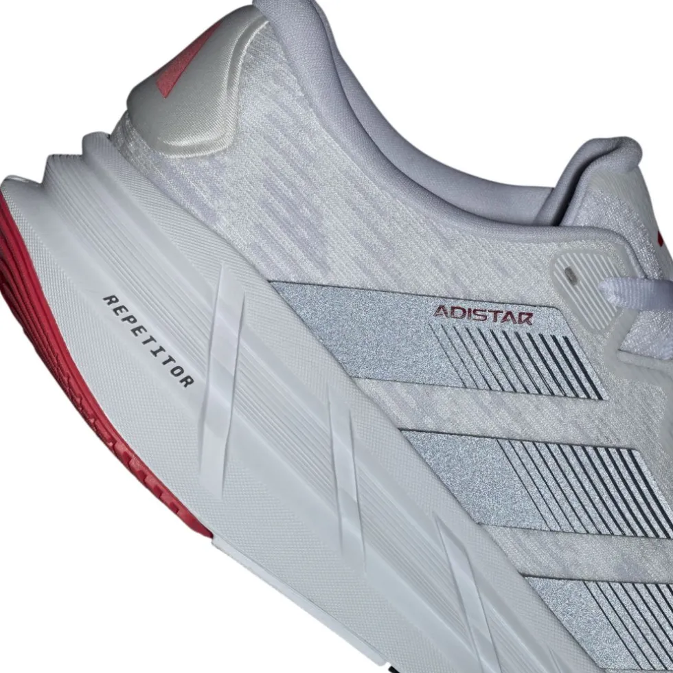 adidas Adistar 4 Hardloopschoenen Heren - white/carbon/pure ruby JR0317