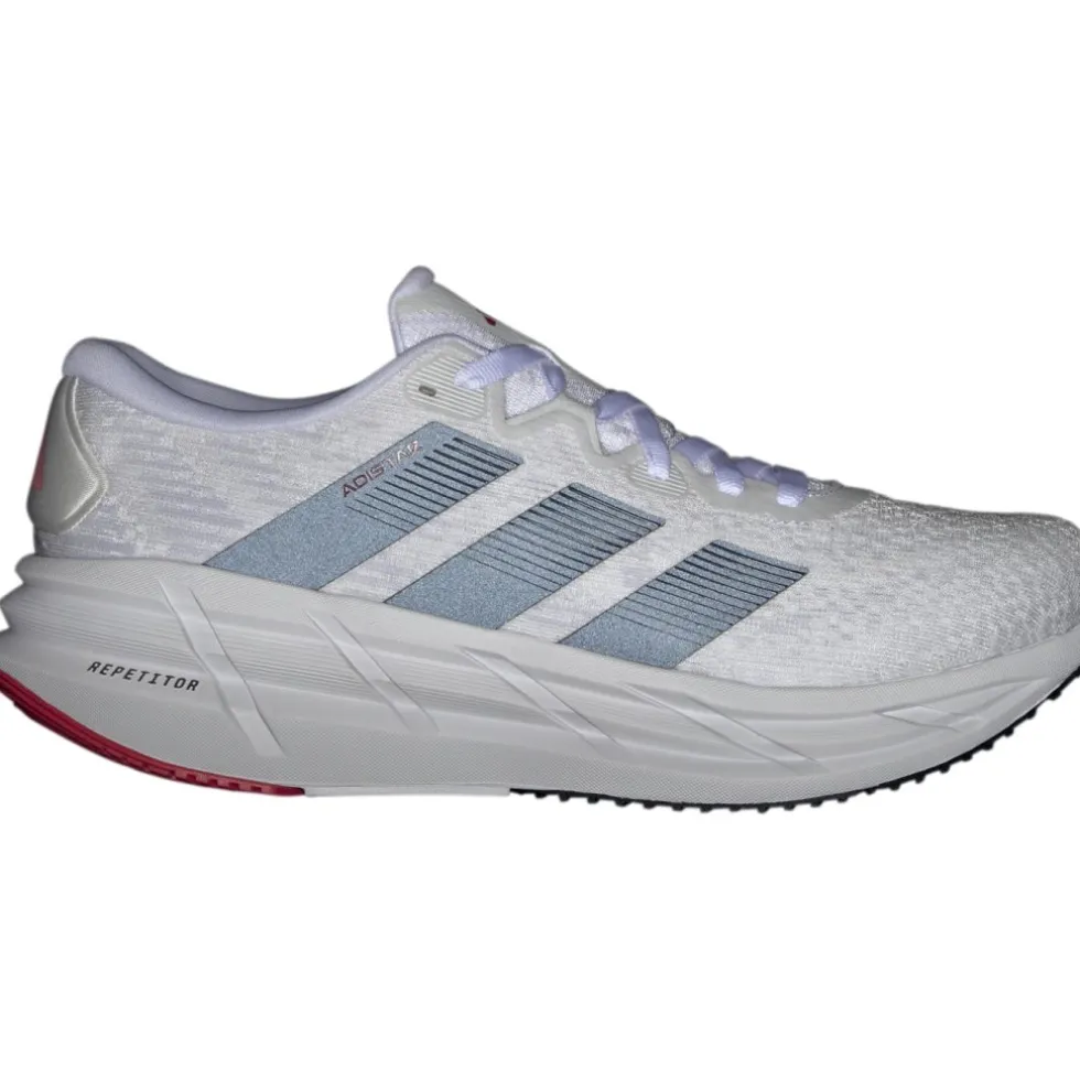 adidas Adistar 4 Hardloopschoenen Heren - white/carbon/pure ruby JR0317