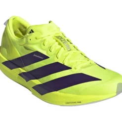 adidas Adizero Adios 9 Hardloopschoenen Heren - sulphur yellow/aurora plum/power plum JQ0776