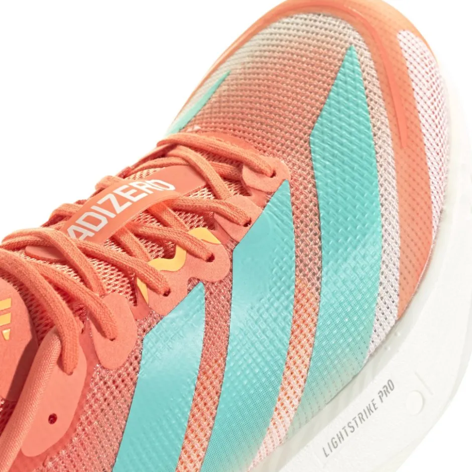 Hardloopschoenen Voor Op De Weg|Schoenen < adidas Adizero Boston 13 Hardloopschoenen Dames - semi coral/flash aqua/flash orange JS4954