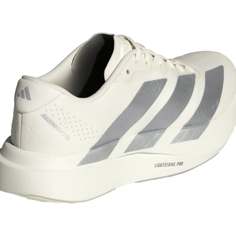 adidas Adizero EVO SL Hardloopschoenen Dames - chalk white/chalk white/halo silver KI6928