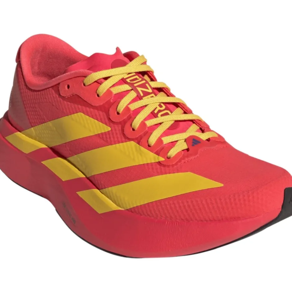 Hardloopschoenen Dames|Schoenen < adidas Adizero EVO SL Hardloopschoenen Dames - lucid red/bold gold/semi lucid blue JQ4410