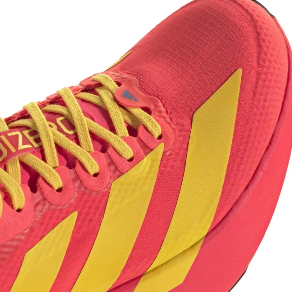 Hardloopschoenen Dames|Schoenen < adidas Adizero EVO SL Hardloopschoenen Dames - lucid red/bold gold/semi lucid blue JQ4410