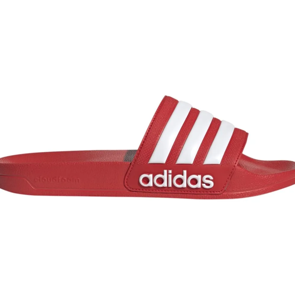 adidas Shower Adilette Badslippers - vivid red/cloud white/vivid red GZ5923