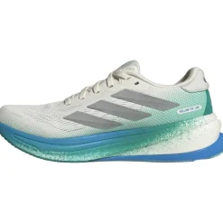 Hardloopschoenen Voor Op De Weg|Schoenen < adidas Supernova Rise 2 Hardloopschoenen Dames - chalk white/silver metal/glory green JI1411