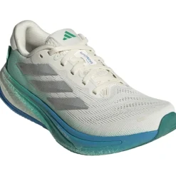 Hardloopschoenen Voor Op De Weg|Schoenen < adidas Supernova Rise 2 Hardloopschoenen Dames - chalk white/silver metal/glory green JI1411