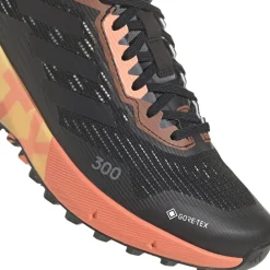 adidas TERREX Agravic Flow 2 GORE-TEX Trailrunningschoenen Dames - core black/core black/core fuchsia HR1146