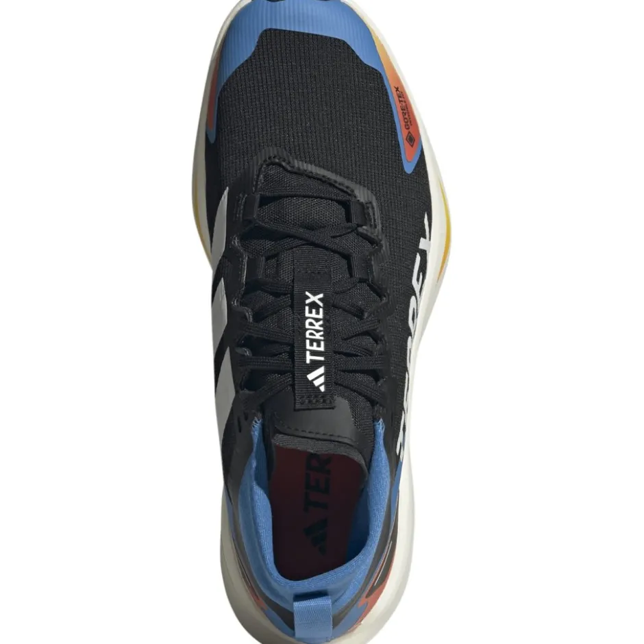 Schoenen|Trailrunning Schoenen < adidas TERREX Agravic GORE-TEX Trailrunningschoenen Heren - core black/cloud white/ray blue JR9105
