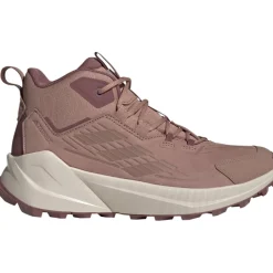 Wandelschoenen|Wandelschoenen < adidas TERREX Trailmaker 2 Leer Mid Trekkingschoenen Dames - warm clay/warm clay/quiet crimson IH3744