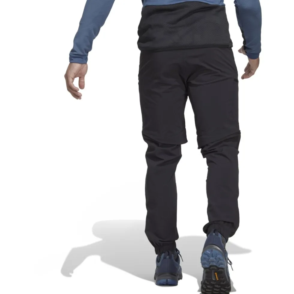 adidas TERREX Utilitas Zip-Off Broek Heren - zwart HN2896