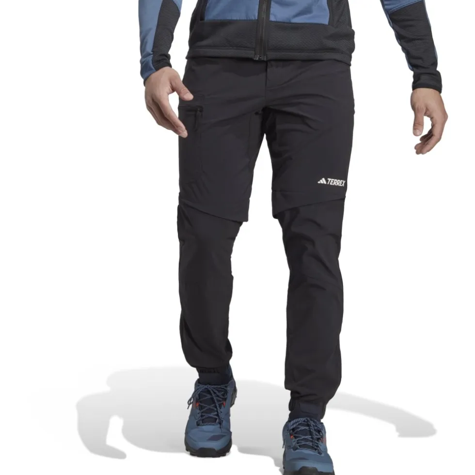 adidas TERREX Utilitas Zip-Off Broek Heren - zwart HN2896